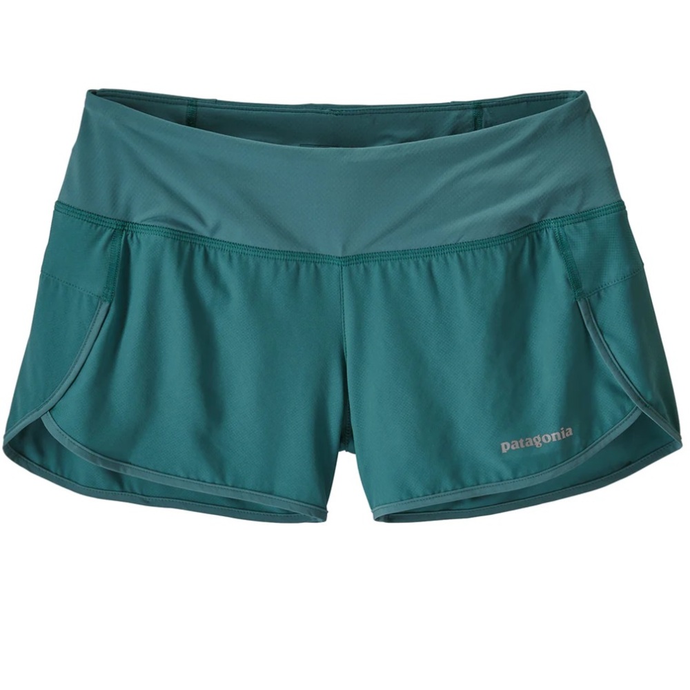 Patagonia Women’s Strider Running Shorts 3.5” Size M - NWOT - Teal
